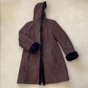 Gallery Faux-Fur/Shearling Hood&Lined Winter Coat